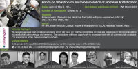 Hands On Workshop : Micromanipulation & Vitrification